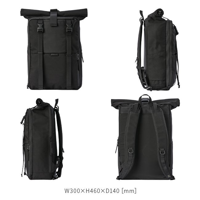 マスターピース スクアード リュック バックパック ロールトップ 19L