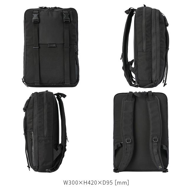 マスターピース スクアード リュック バックパック 2WAY 11L B4 上部