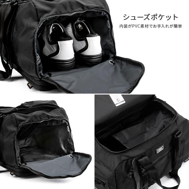 AS2OV ゴルフ ボストンバッグ リュックサック ブラック AS2OV（アッソブ） 最大43% 5/3限定 ゴルフ ボストンバッグ 2WAY
