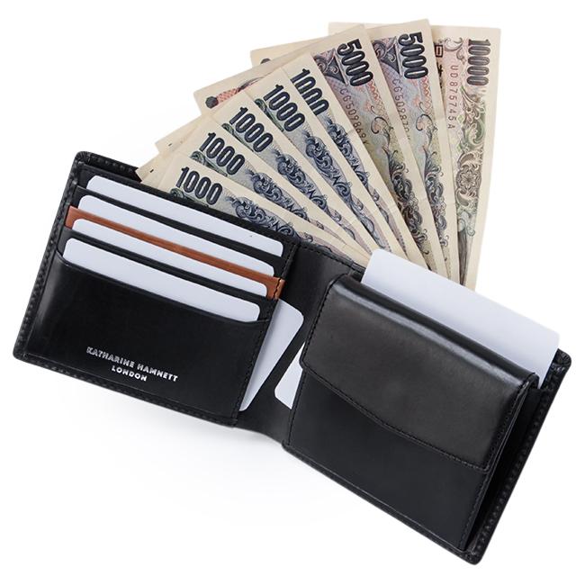 キャサリンハムネット カーフ【LTD】 二つ折り財布 KATHARINE HAMNETT LONDON khl-490-50800