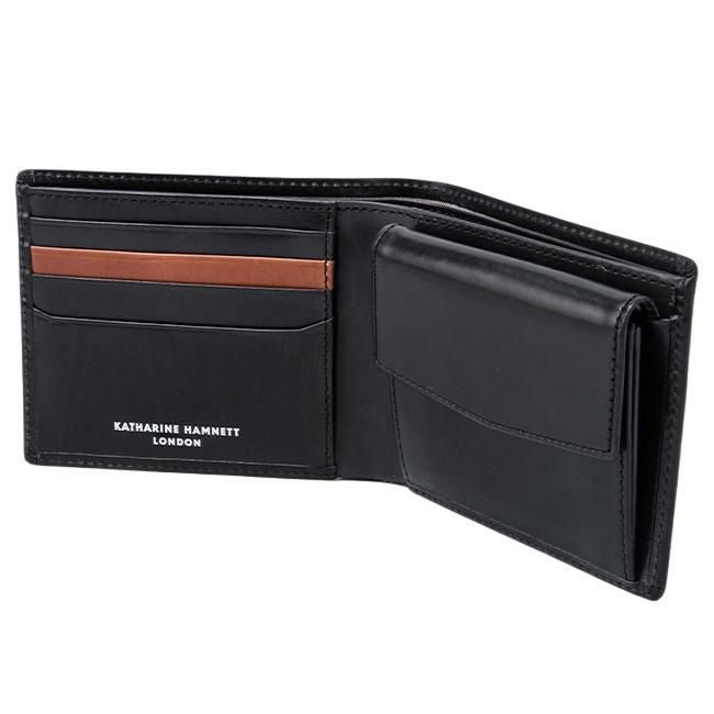 キャサリンハムネット カーフ【LTD】 二つ折り財布 KATHARINE HAMNETT LONDON khl-490-50800