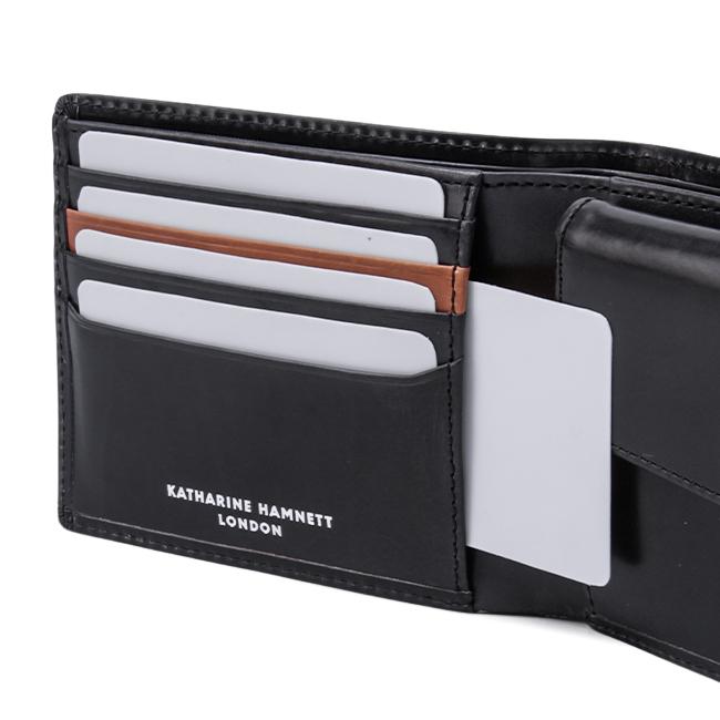 キャサリンハムネット カーフ【LTD】 二つ折り財布 KATHARINE HAMNETT LONDON khl-490-50800