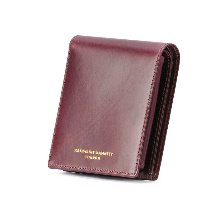 キャサリンハムネット カーフ【LTD】 二つ折り財布 KATHARINE HAMNETT LONDON khl-490-50800