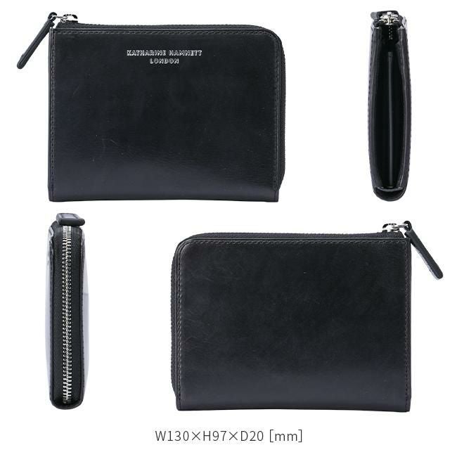 キャサリンハムネット カーフ【LTD】 二つ折り財布 KATHARINE HAMNETT LONDON khl-490-50801
