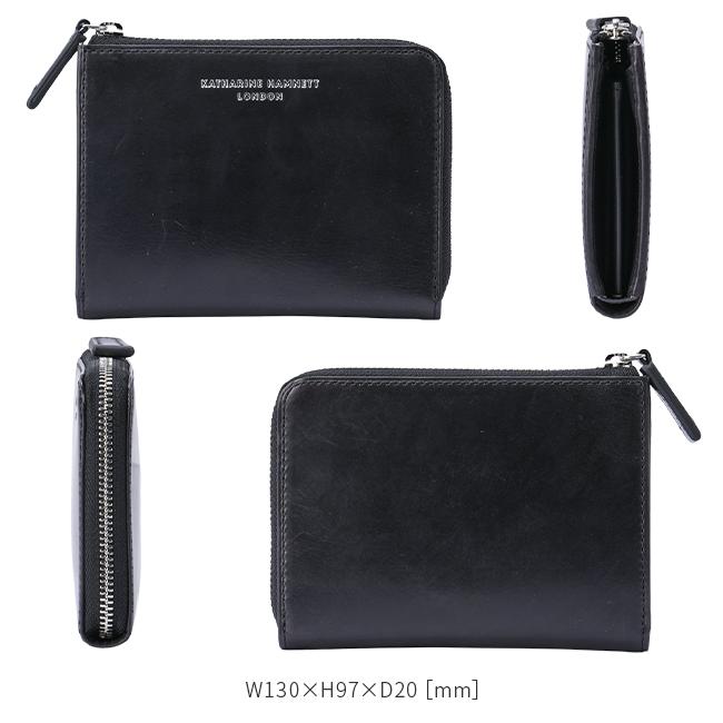 キャサリンハムネット カーフ【LTD】 二つ折り財布 KATHARINE HAMNETT LONDON khl-490-50801
