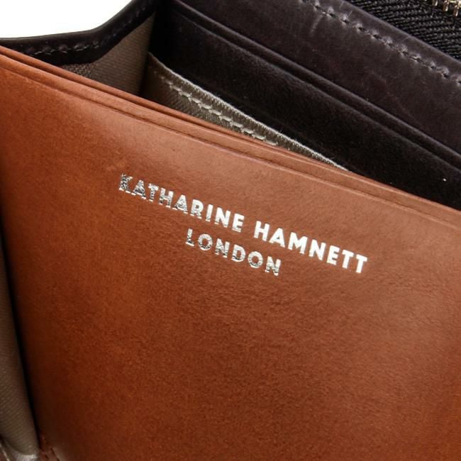 キャサリンハムネット カーフ【LTD】 二つ折り財布 KATHARINE HAMNETT LONDON khl-490-50801
