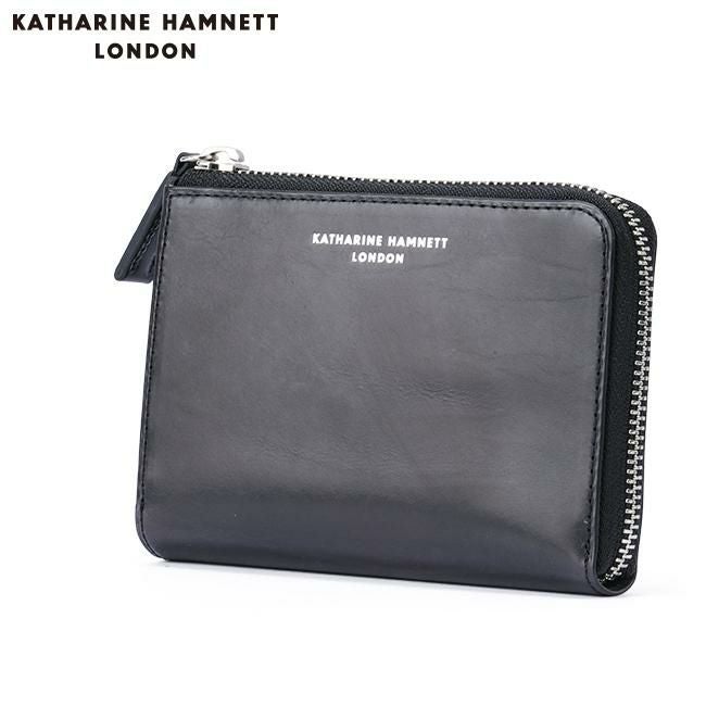 キャサリンハムネット カーフ【LTD】 二つ折り財布 KATHARINE HAMNETT LONDON khl-490-50801