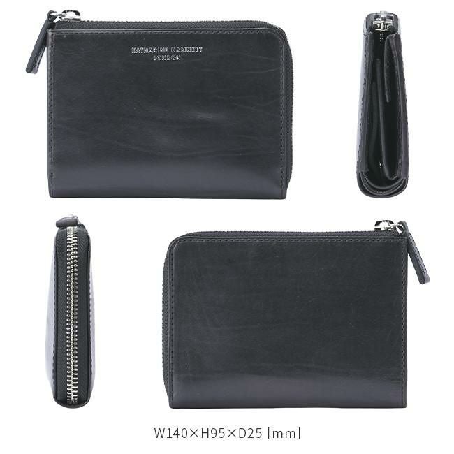 キャサリンハムネット カーフ【LTD】 ミドル財布 KATHARINE HAMNETT LONDON khl-490-50802