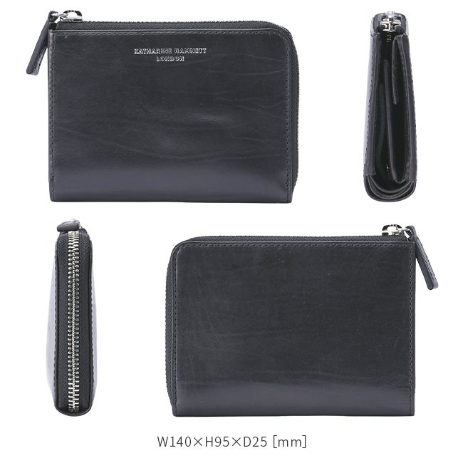 キャサリンハムネット カーフ【LTD】 ミドル財布 KATHARINE HAMNETT LONDON khl-490-50802