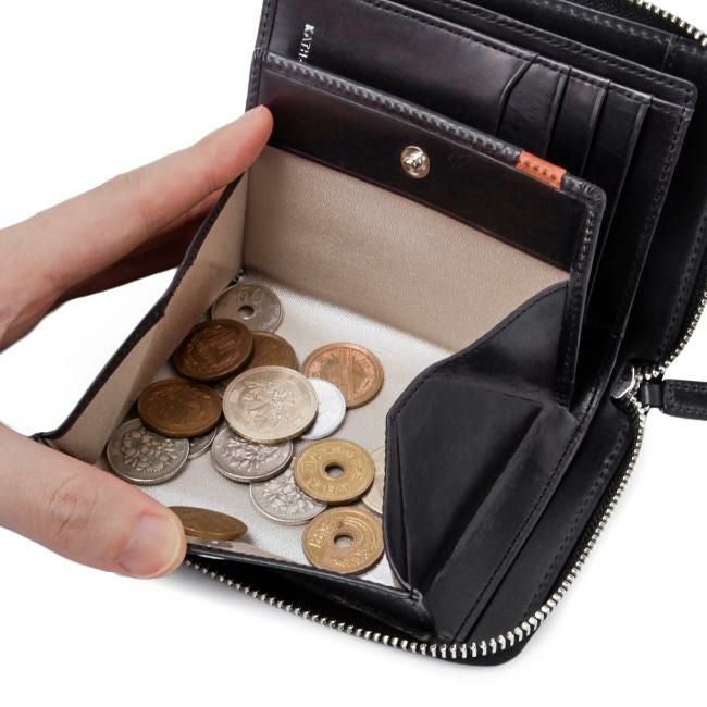 キャサリンハムネット カーフ【LTD】 ミドル財布 KATHARINE HAMNETT LONDON khl-490-50802