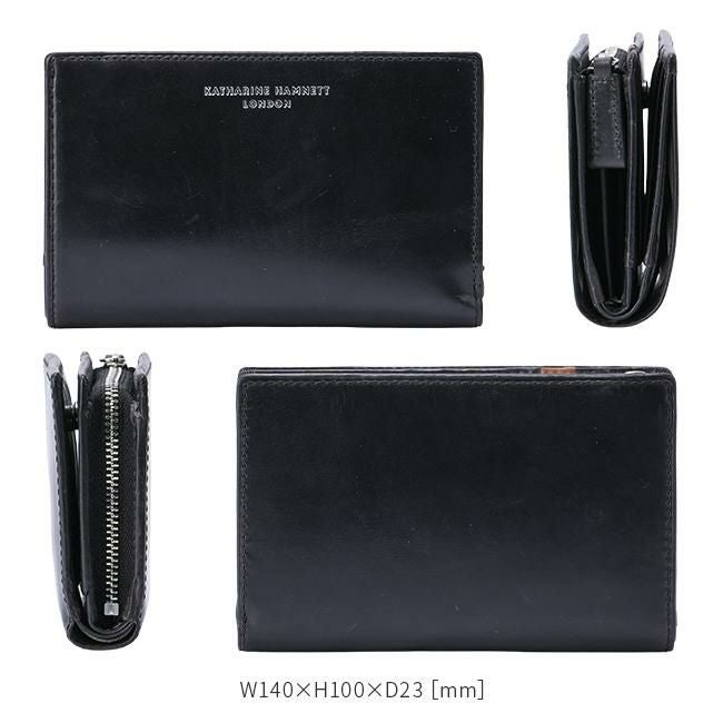 キャサリンハムネット カーフ【LTD】 ミドル財布 KATHARINE HAMNETT LONDON khl-490-50803