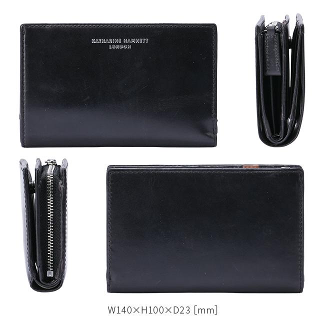 キャサリンハムネット カーフ【LTD】 ミドル財布 KATHARINE HAMNETT LONDON khl-490-50803