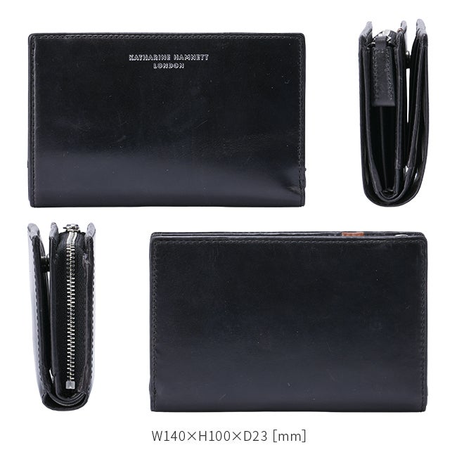 キャサリンハムネット カーフ【LTD】 ミドル財布 KATHARINE HAMNETT LONDON khl-490-50803