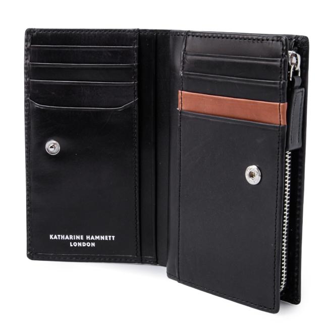 キャサリンハムネット カーフ【LTD】 ミドル財布 KATHARINE HAMNETT LONDON khl-490-50803
