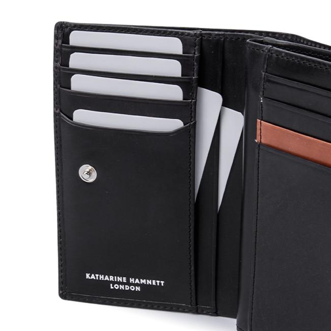 キャサリンハムネット カーフ【LTD】 ミドル財布 KATHARINE HAMNETT LONDON khl-490-50803