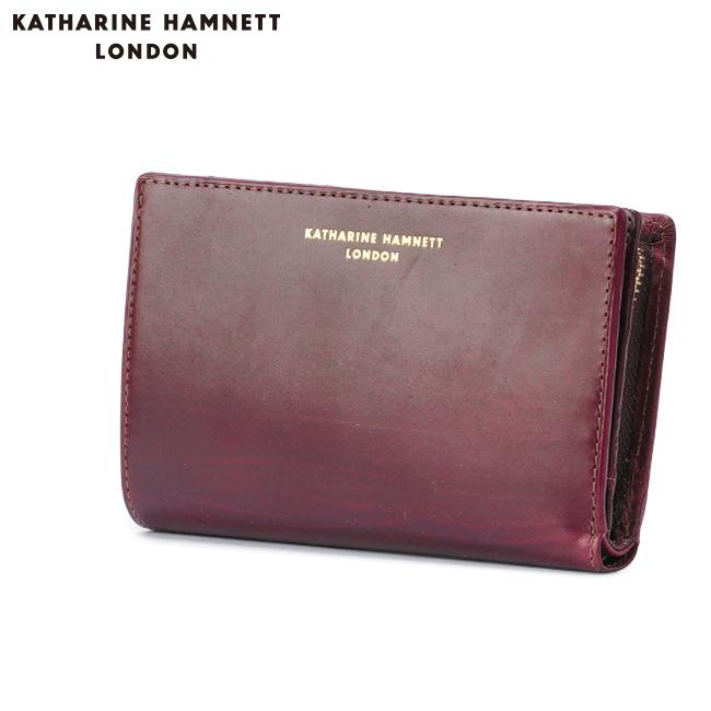 キャサリンハムネット カーフ【LTD】 ミドル財布 KATHARINE HAMNETT LONDON khl-490-50803