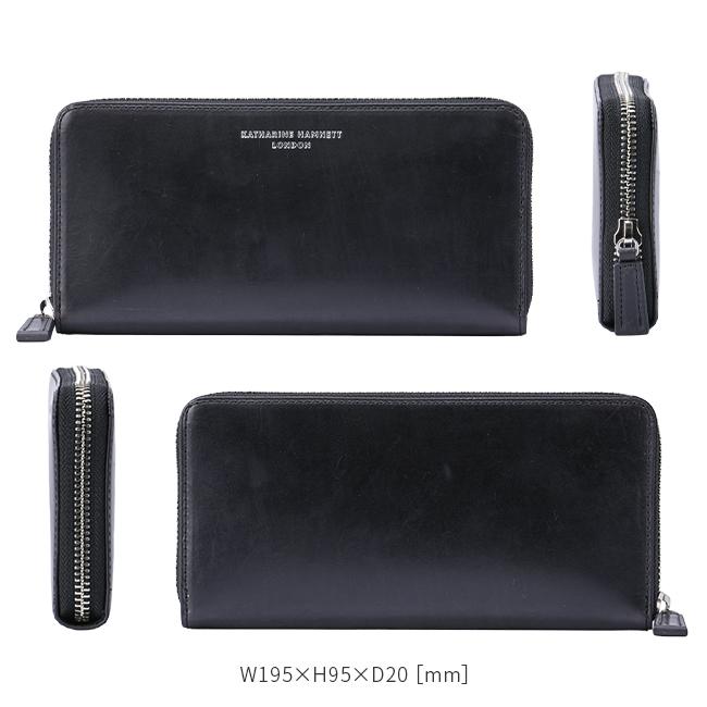 キャサリンハムネット カーフ【LTD】 長財布 KATHARINE HAMNETT LONDON khl-490-50804