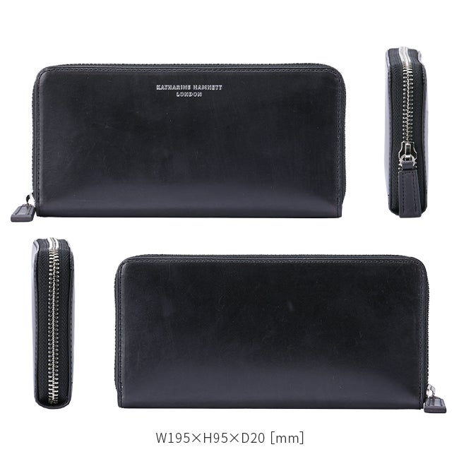キャサリンハムネット カーフ【LTD】 長財布 KATHARINE HAMNETT LONDON khl-490-50804