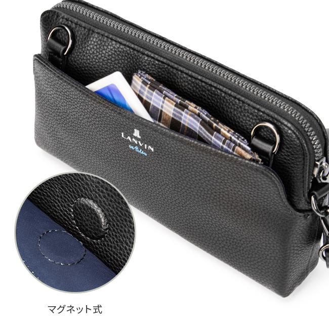 ランバンオンブルー ショルダーバッグ クラッチバッグ 2WAY LANVIN en