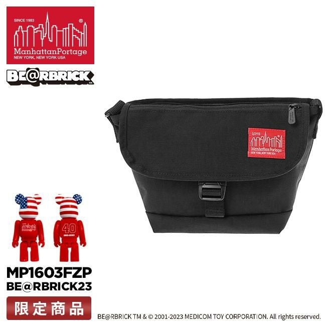 マンハッタンポーテージ ベアブリック【LTD】 メッセンジャーバッグ Manhattan Portage mp1603fzpbearbrick23