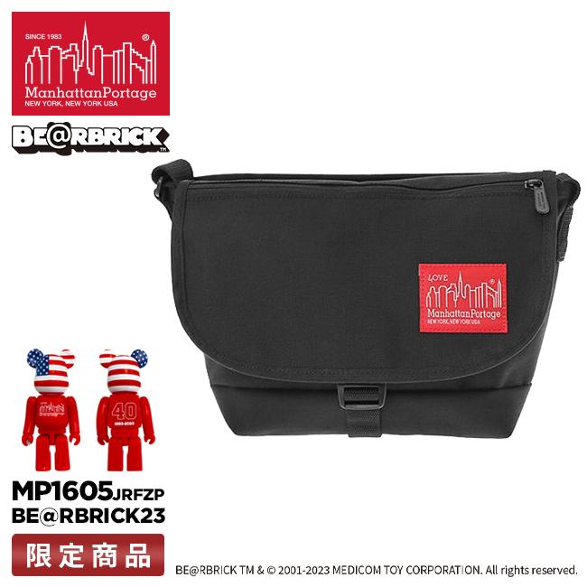マンハッタンポーテージ ベアブリック【LTD】 メッセンジャーバッグ Manhattan Portage mp1605jrfzpbear23