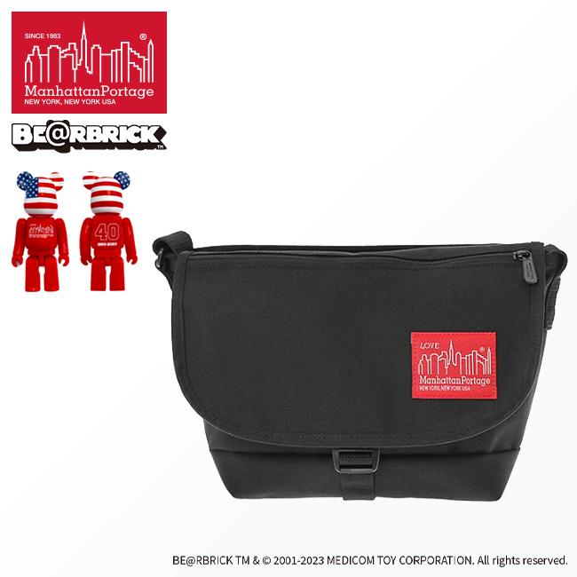 マンハッタンポーテージ ベアブリック【LTD】 メッセンジャーバッグ Manhattan Portage mp1605jrfzpbear23