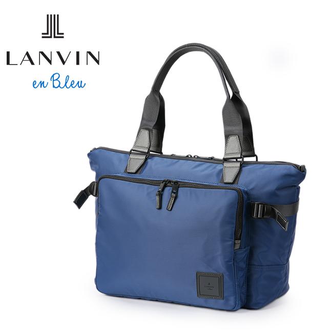【超美品】LANVIN en Bleu ボストンバッグ ランバンオンブルー バッグ トートバッグ メンズ ブランド ファスナー
