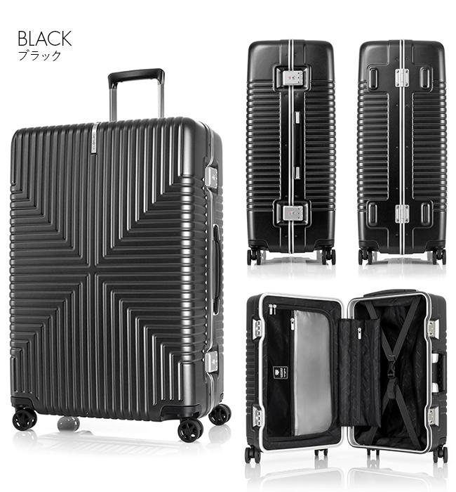 Samsonite キャリーカート 黒 TSAキー付き Samsonite（サムソナイト） 並行輸入 キャリーケース スタックト