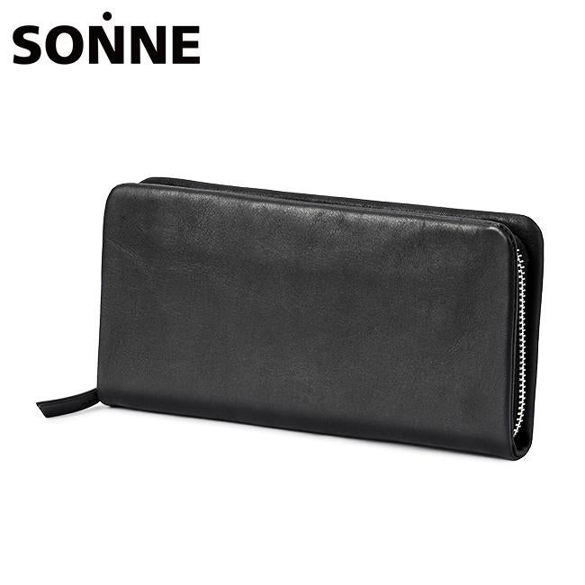 ゾンネ ソフテン 長財布 ラウンドファスナー カード収納 12枚 SONNE