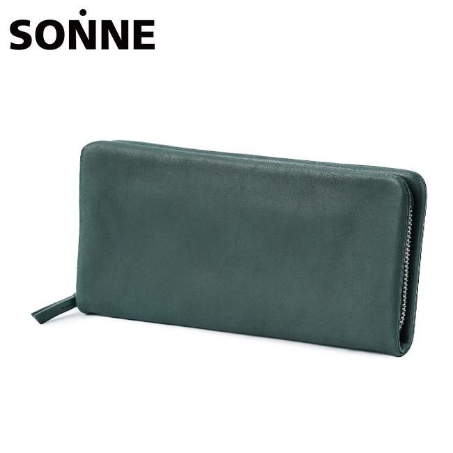 ゾンネ ソフテン 長財布 ラウンドファスナー カード収納 12枚 SONNE
