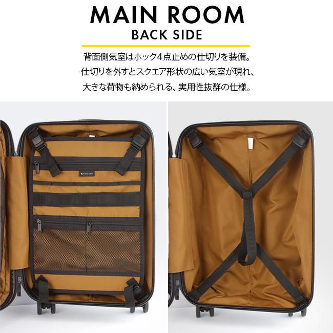 マスターピース スーツケース 機内持ち込み Sサイズ 34L フロント