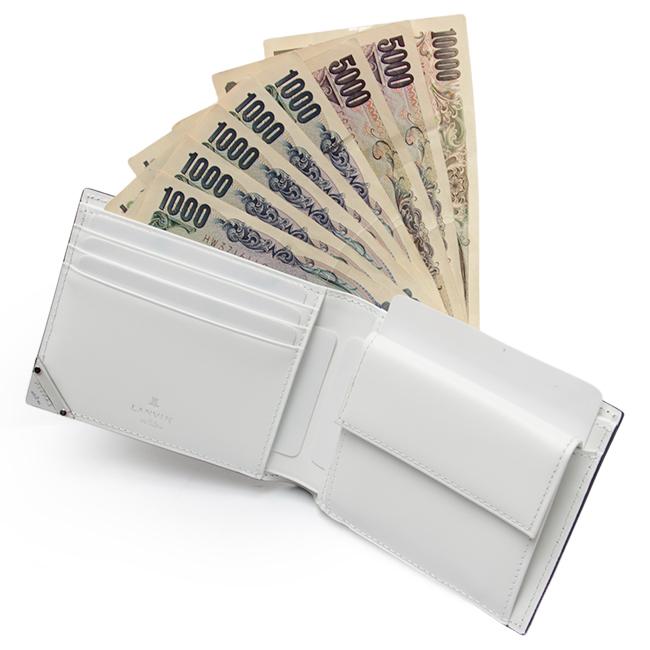 ランバンオンブルー アクア 二つ折り財布 LANVIN en Bleu lenb-513622