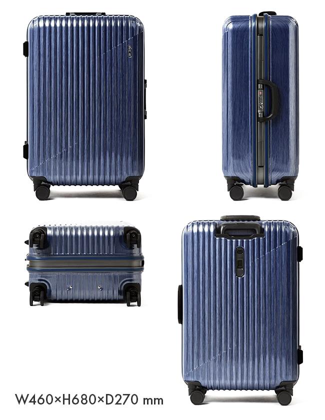SPRING SALE]エース クレスタ2F スーツケース Mサイズ 58L フレーム