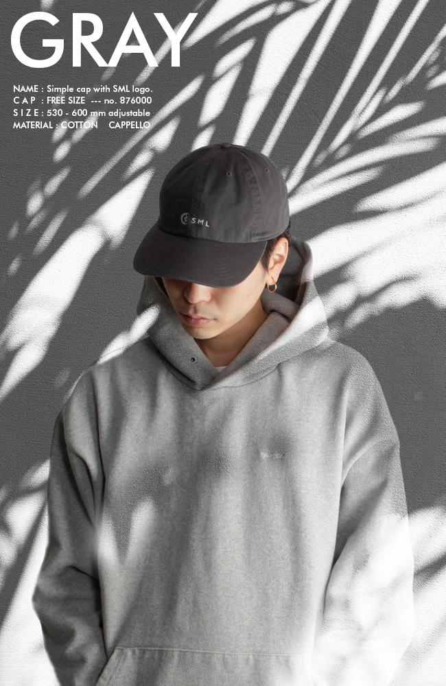 SML LOGO CAP 帽子  sml-876000