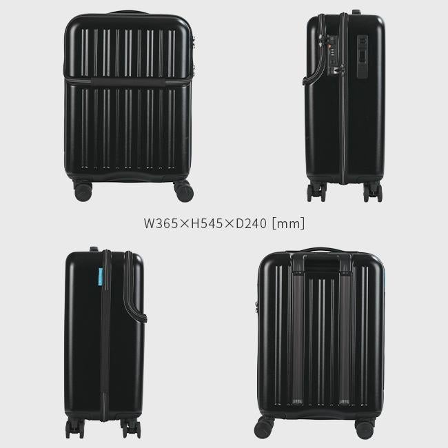 スーツケース 機内持ち込み 38L Sサイズ SS トップオープン フロント