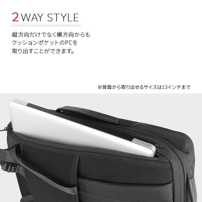 サムソナイト サブ-リム ビジネスリュック 2WAY B4 14インチPC
