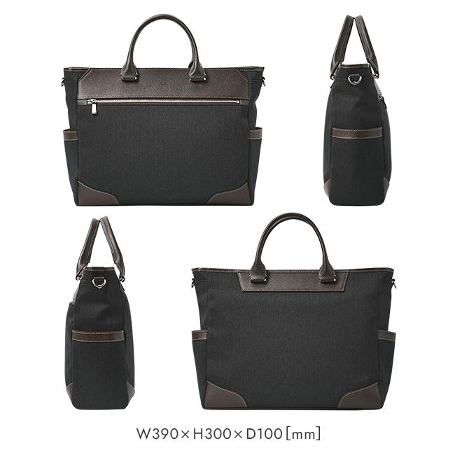 タケオキクチ トートバッグ ビジネスバッグ A4 B4 PC 13.3インチ 2WAY