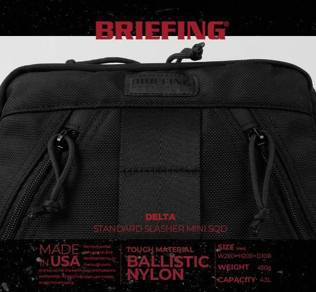 ブリーフィング USA/デルタ ショルダーバッグ BRIEFING delta-slasher-mini