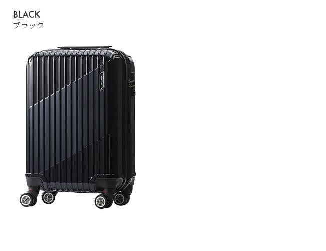 ACE エース　クレスタ　キャリーケース 4輪　機内持ち込み可　拡張機能付き　黒 SPRING SALE]ACE エース クレスタ スーツケース 機内持ち込み Sサイズ