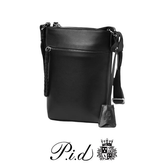   PLATINUM ワンショルダーバッグ レザー 黒 ONE.（ワンドット） ショルダーバッグ Large Shoulder Bag / 撥水