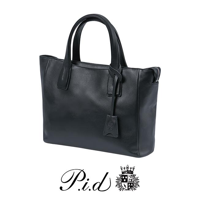 【新品、未使用】P.I.Dブラック トートバッグ 牛革 PID トートバッグ ミニトートバッグ ピーアイディー PAZ106｜ONLINE