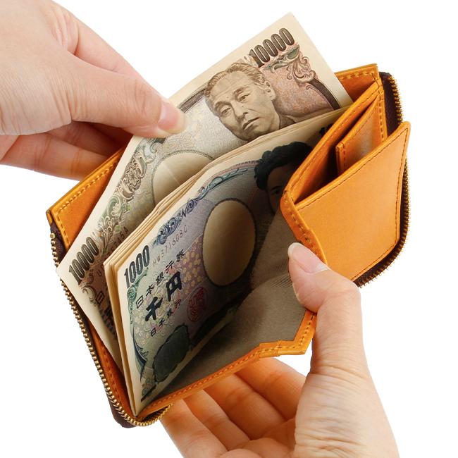SLOW スロウ ミニ財布 ミニウォレット L字ファスナー ボックス型