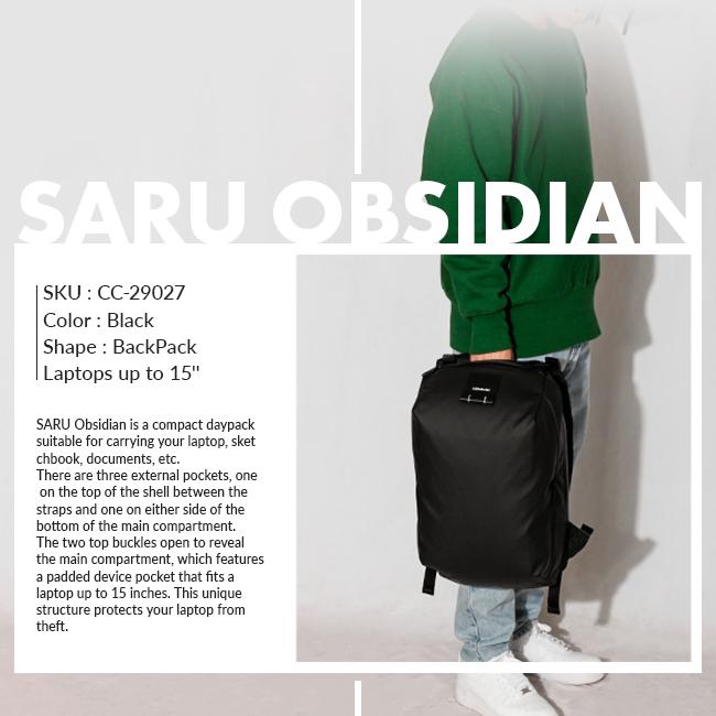 コートエシエル  リュック c?te&ciel saru-o-black