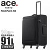 トーキョーレーベル ロックペイントSS キャリーケース ソフト ace. TOKYO LABEL tokyo-35703
