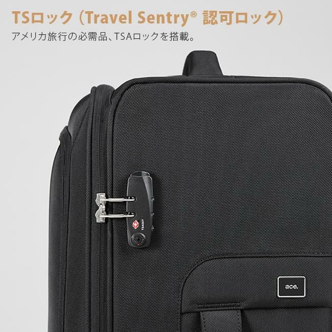 トーキョーレーベル ロックペイントSS キャリーケース ソフト ace. TOKYO LABEL tokyo-35704
