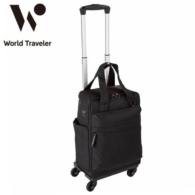 【美品】World Traveler Mira キャリーケース 24L 黒 SPRING SALE]エース ワールドトラベラー スーツケース ソフト キャリー