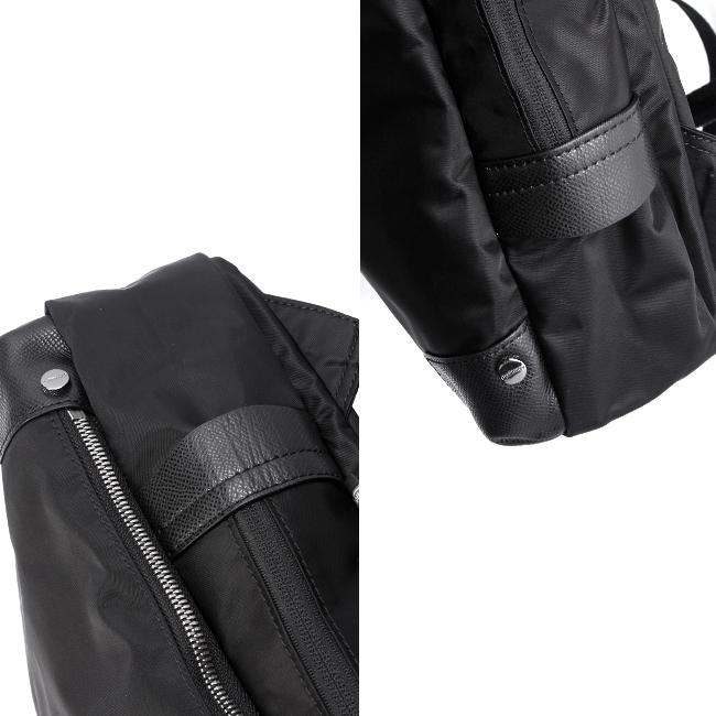 美品　オロビアンコ　リュック　バッグパック　A4 ビジネス　黒　ナイロン　レザー オロビアンコ Orobianco オロビアンコ ビジネスリュック ビジネス