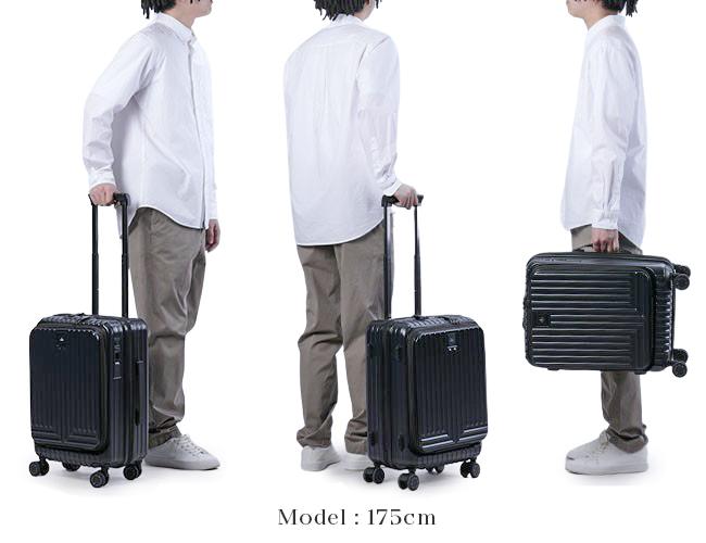 ランバンオンブルー ヴィラージュ ファスナー スーツケース LANVIN en Bleu lenb-595315