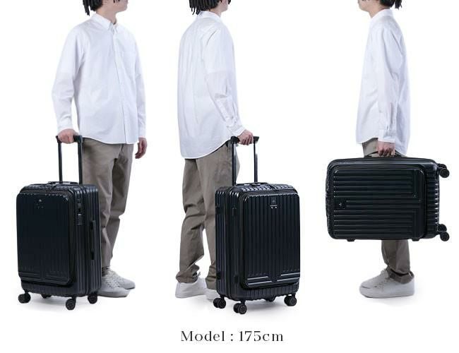 ランバンオンブルー ヴィラージュ ファスナー スーツケース LANVIN en Bleu lenb-595316