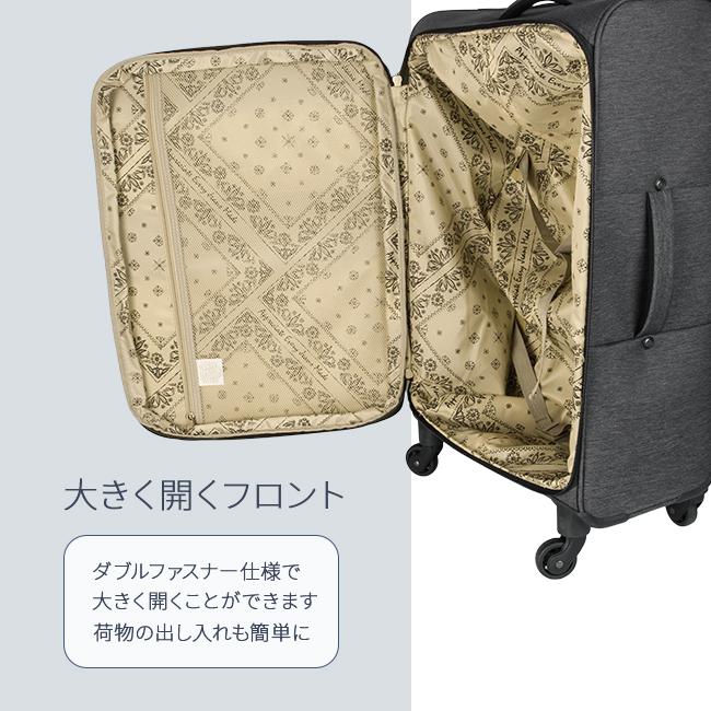 Lee ヒッコリーストライプキャリーバッグ美品 Lee（リー） 最大42% 5/3限定 リュックキャリー スーツケース Mサイズ